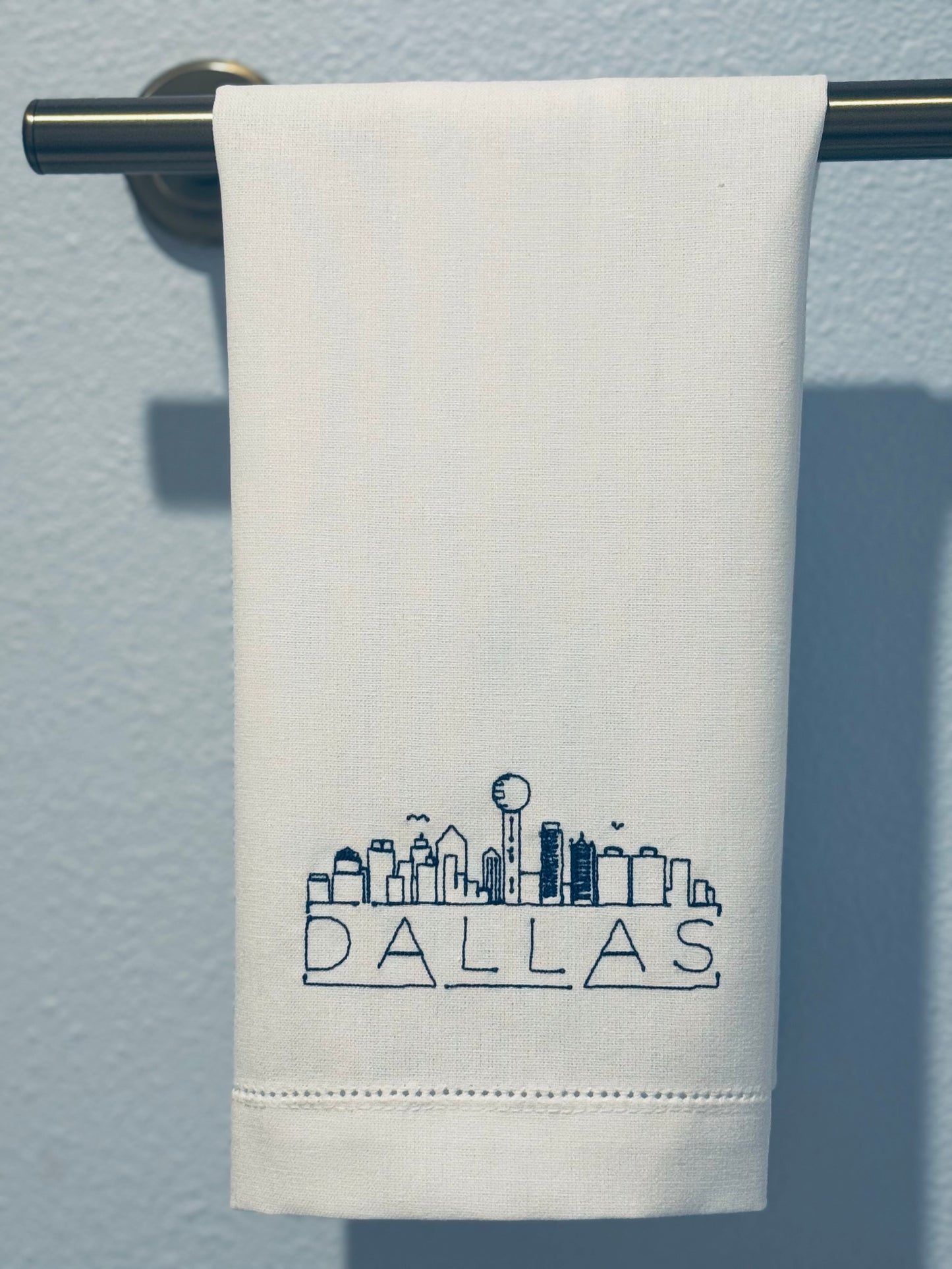 Dallas Skyline Tea Towel