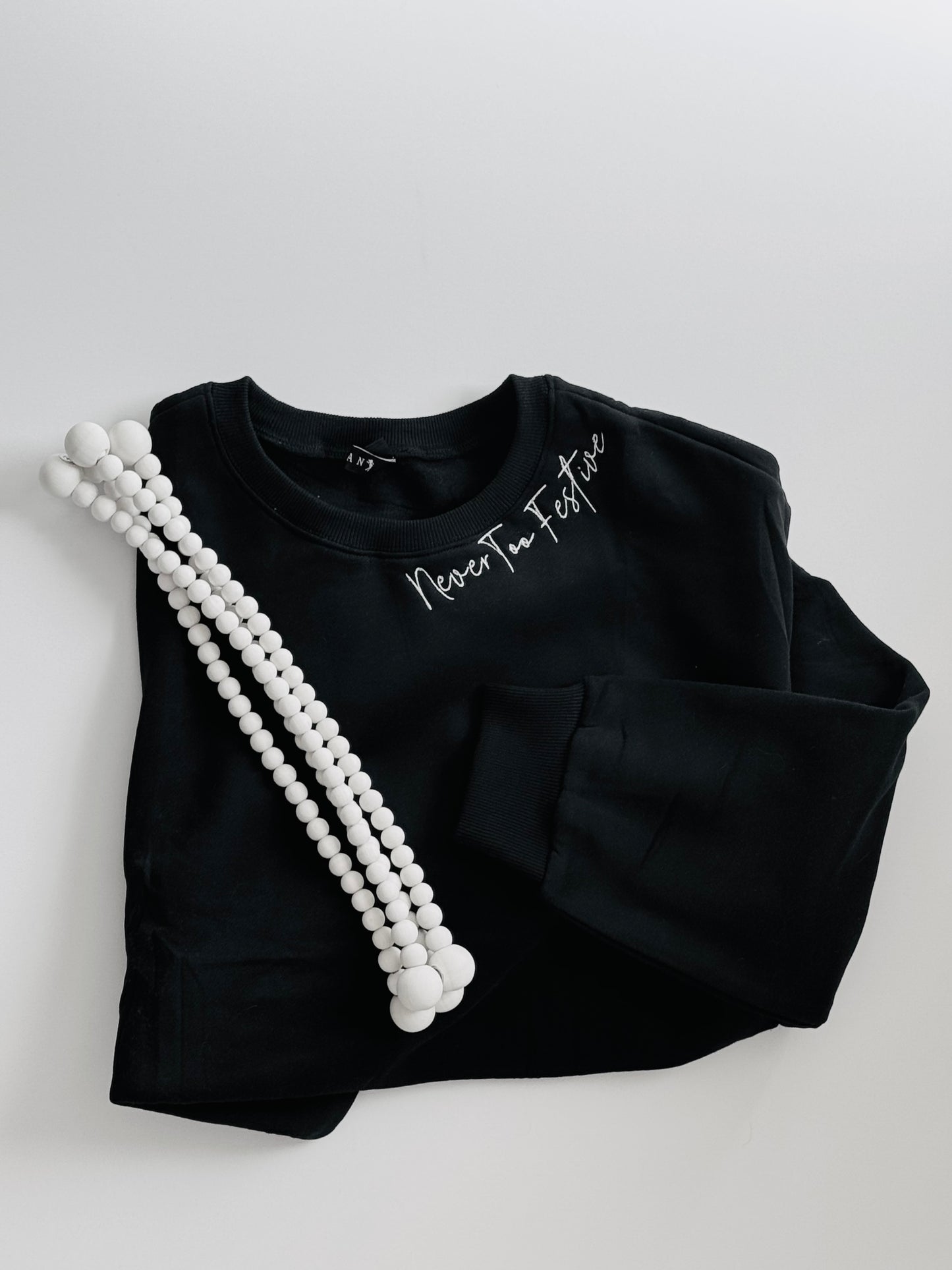 Custom Collar Sweatshirt