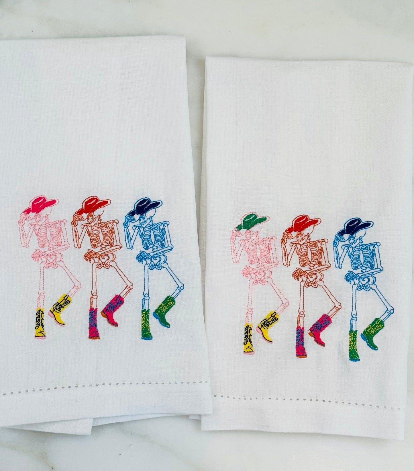 Boots & Bones Tea Towel