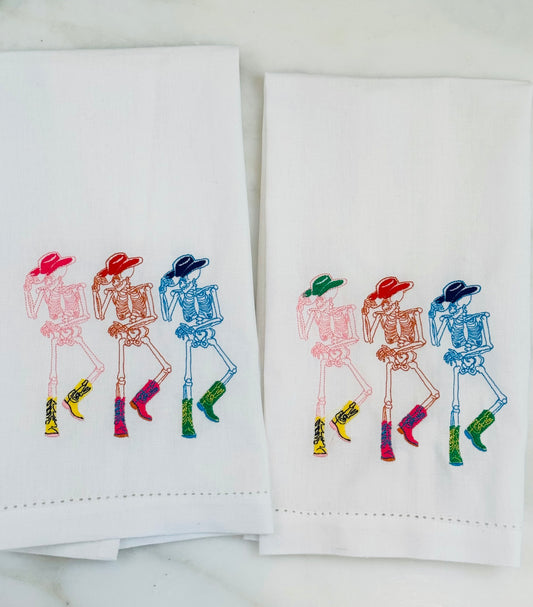 Boots & Bones Tea Towel