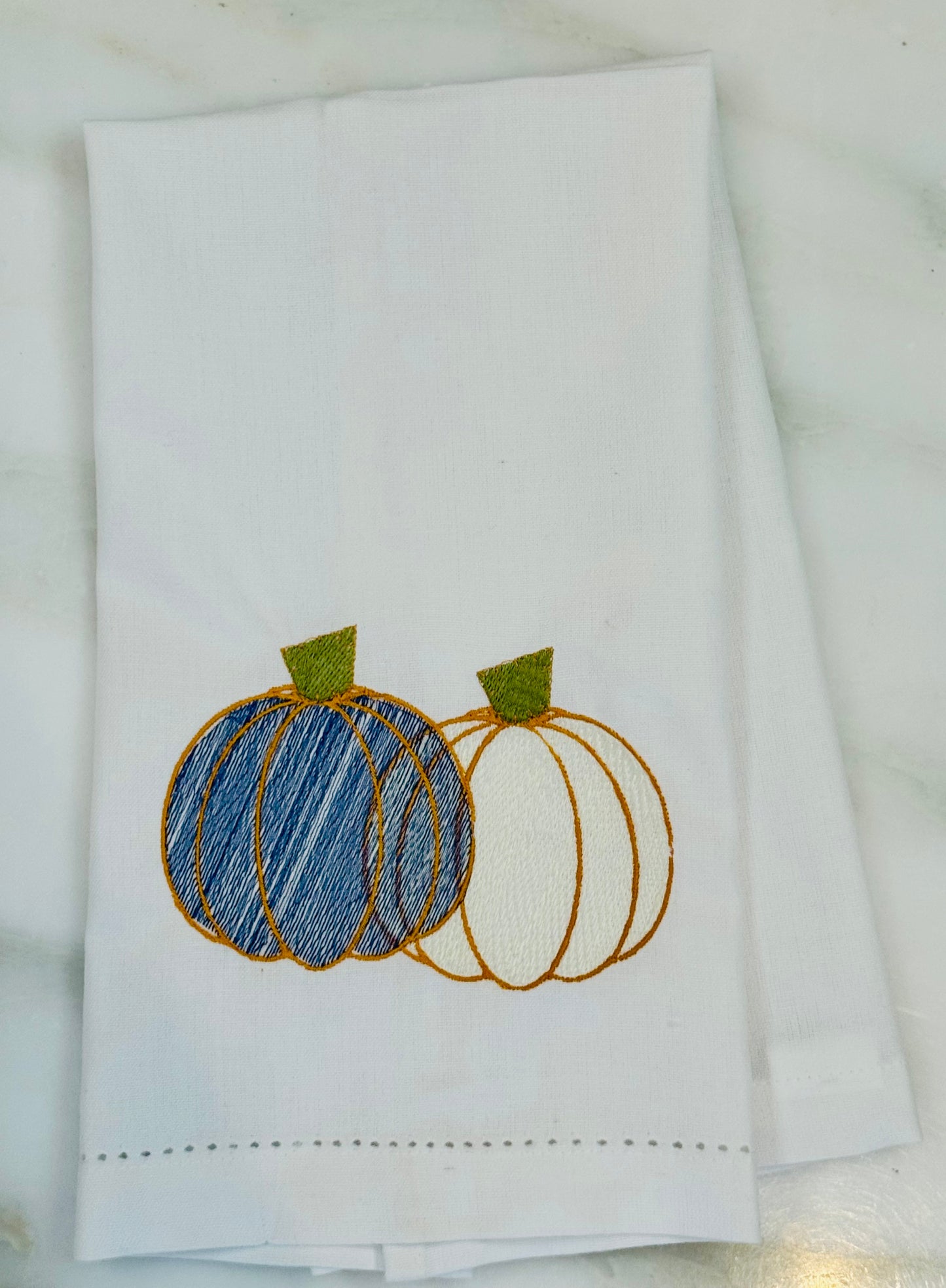 Cozy Pumpkin Duo Tea Towel