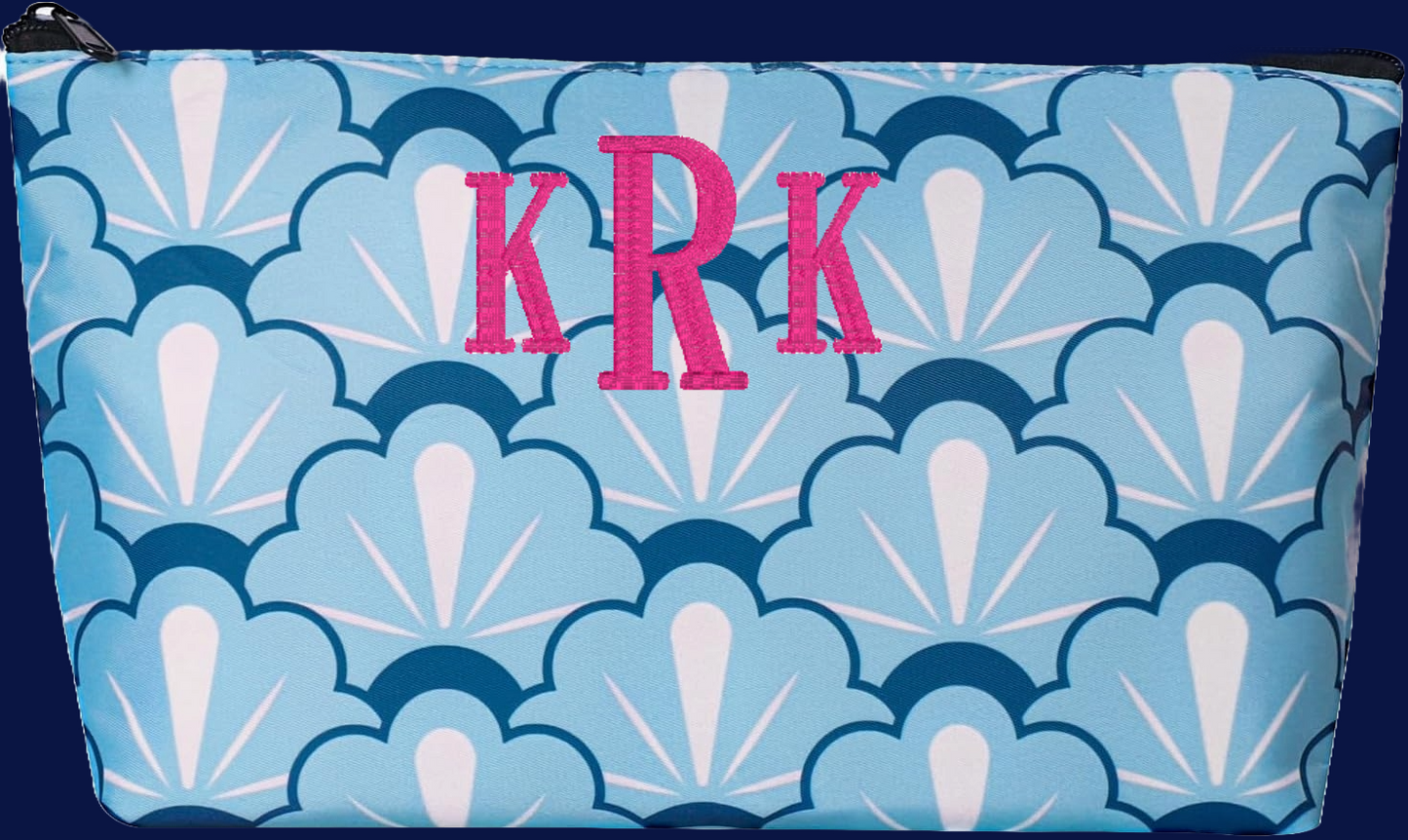 Mahjong Tile Bag Monogrammed - Blue