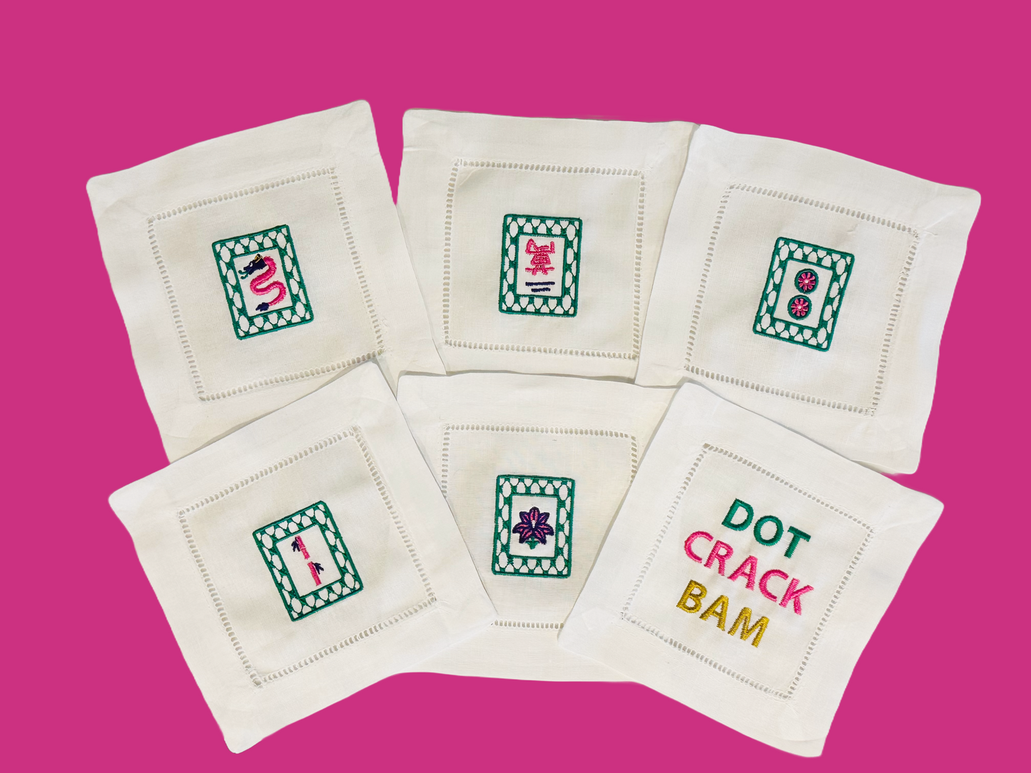 Mahjong Cocktail Napkins