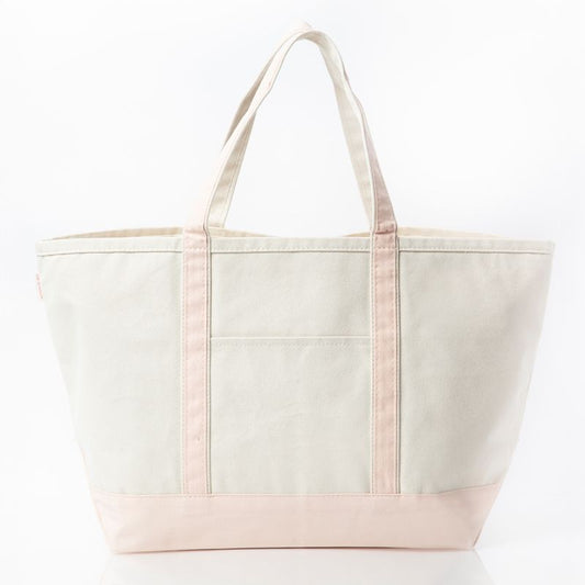 Large Classic Canvas Tote - Monogrammed