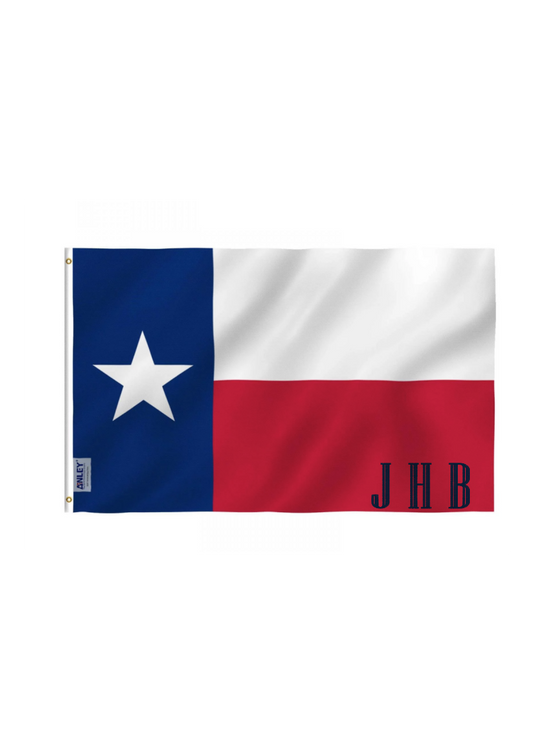 Personalized Texas State Flag