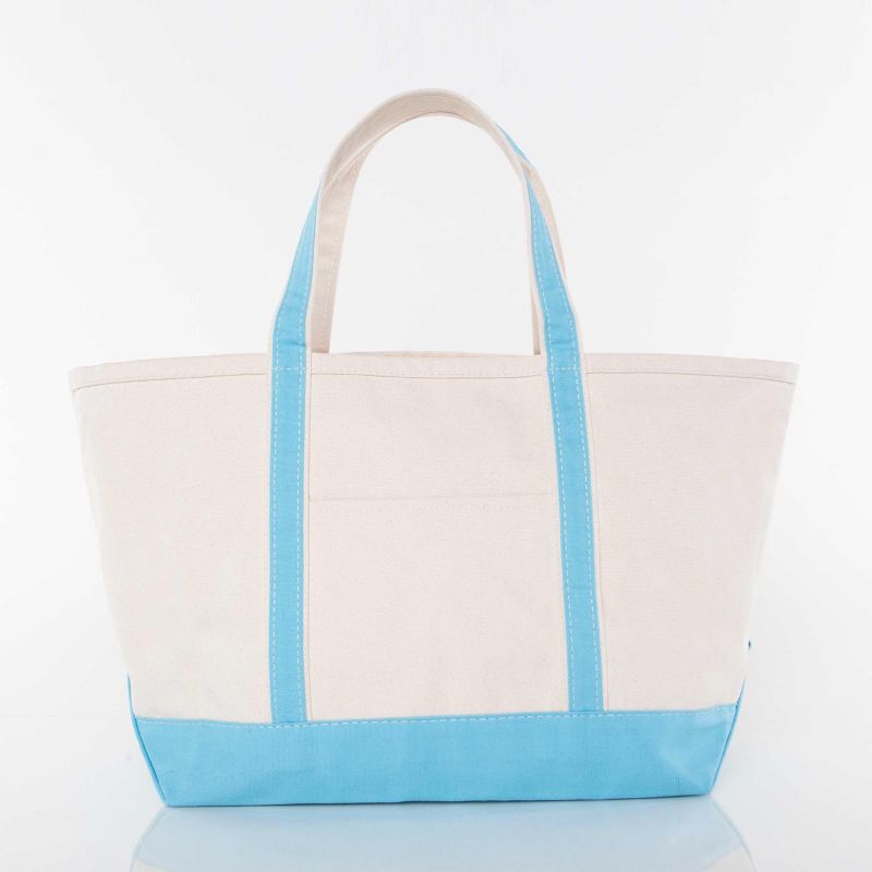 Large Classic Canvas Tote - Monogrammed