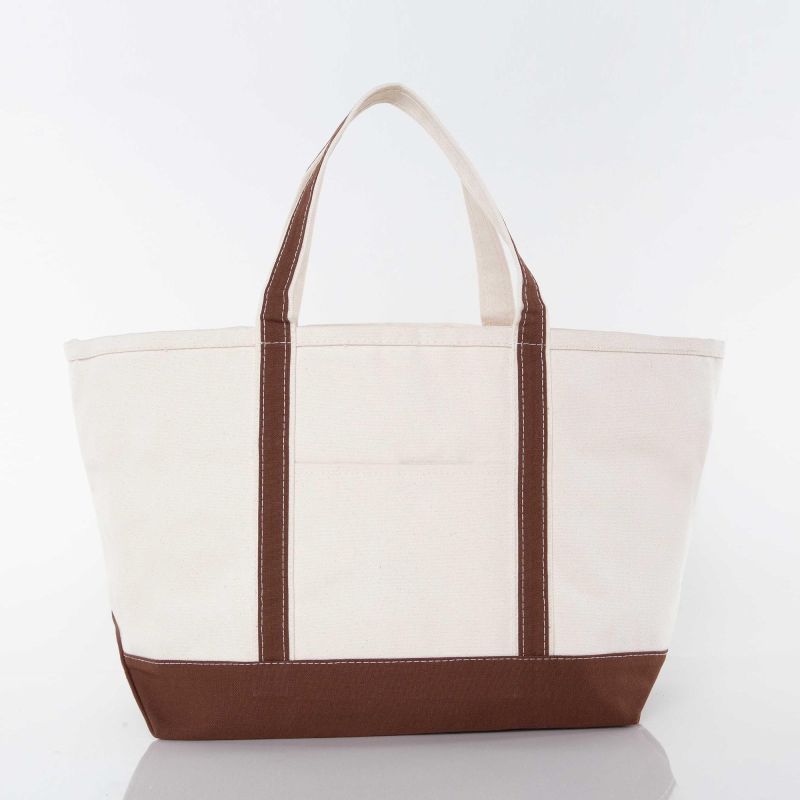 Large Classic Canvas Tote - Monogrammed