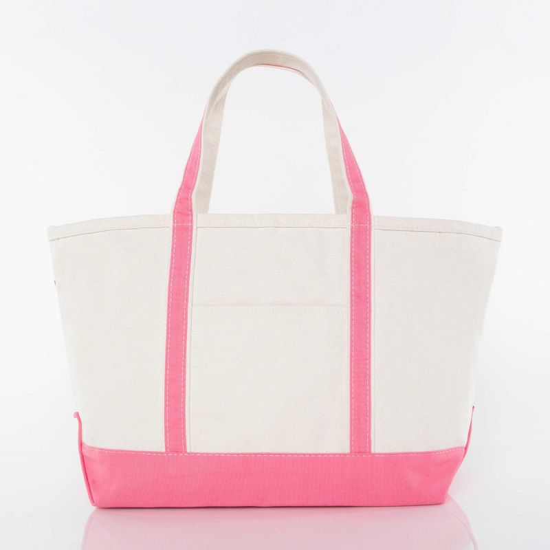 Large Classic Canvas Tote - Monogrammed