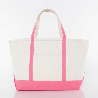 Large Classic Canvas Tote - Monogrammed