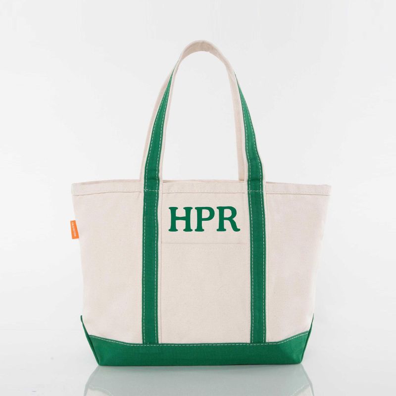 Medium Classic Canvas Tote - Monogrammed