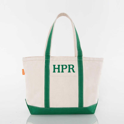 Medium Classic Canvas Tote - Monogrammed
