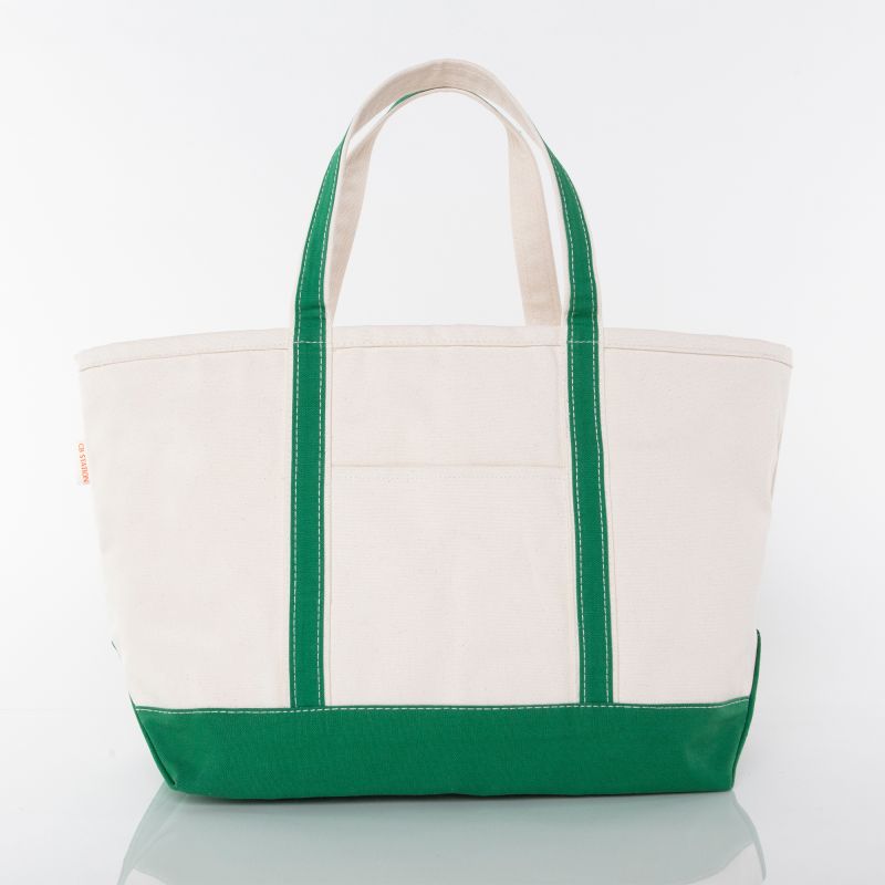 Large Classic Canvas Tote - Monogrammed