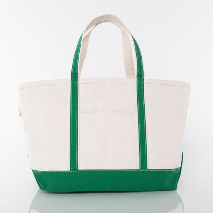 Large Classic Canvas Tote - Monogrammed