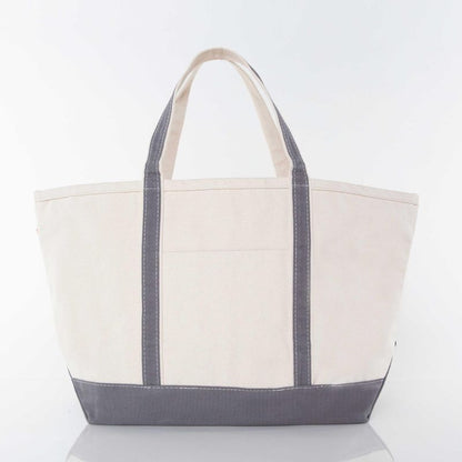 Large Classic Canvas Tote - Monogrammed
