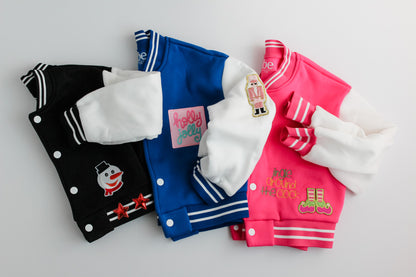 Kids Holiday Varsity Jacket