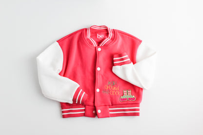 Kids Holiday Varsity Jacket