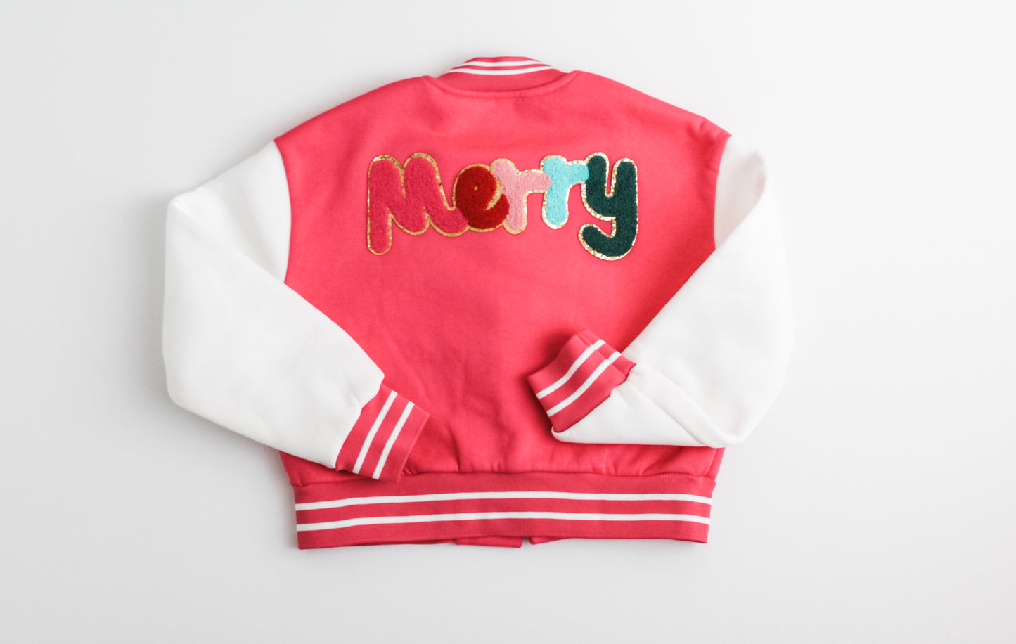 Kids Holiday Varsity Jacket