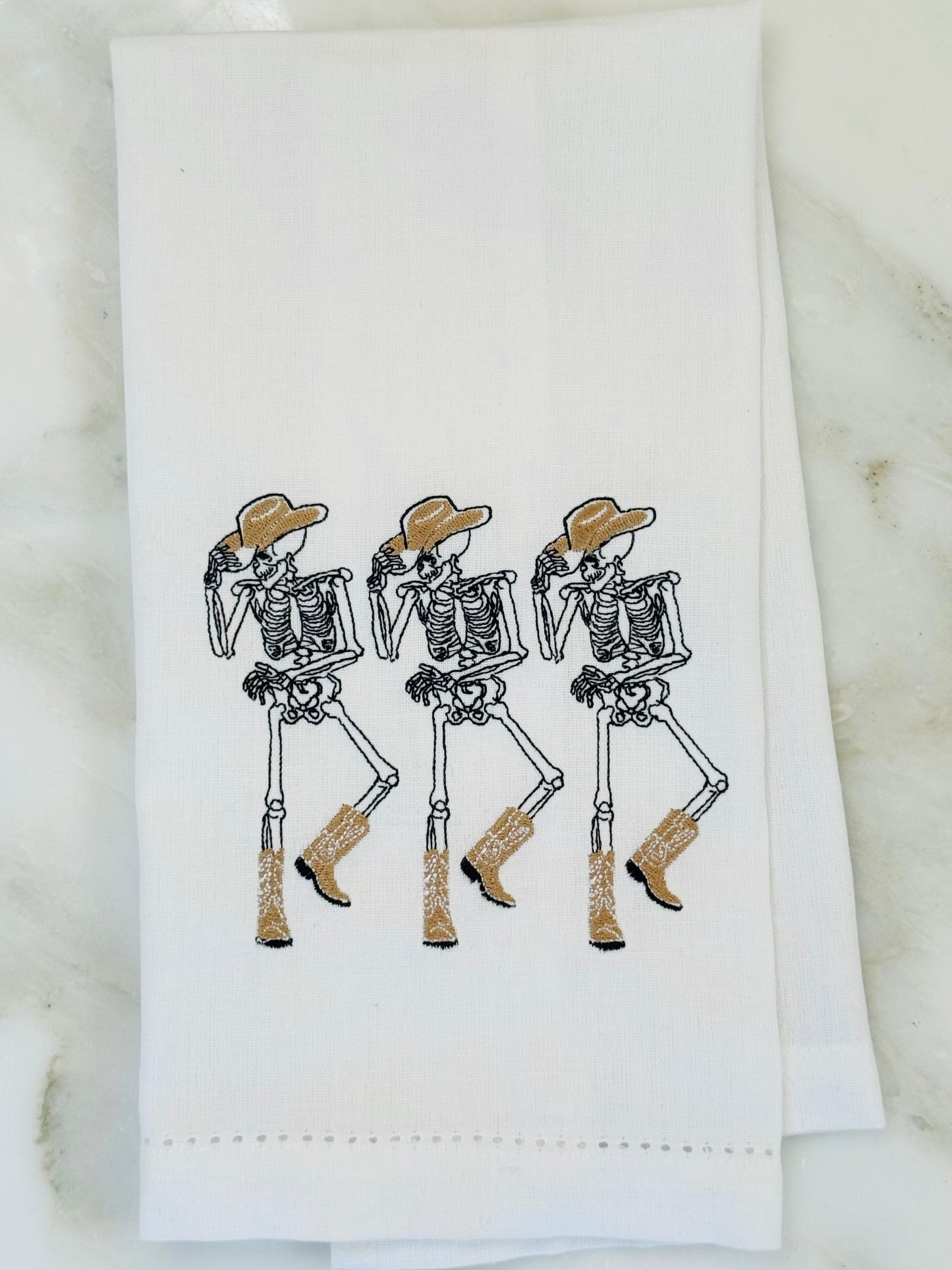 Boots & Bones Tea Towel