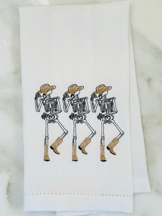 Boots & Bones Tea Towel