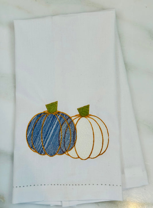 Cozy Pumpkin Duo Tea Towel