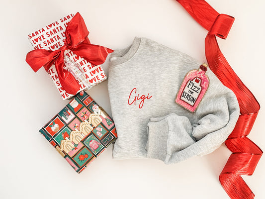 The Perfect Monogrammed Sweatshirt