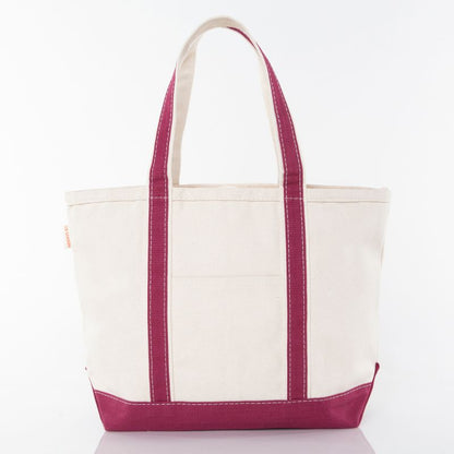 Medium Classic Canvas Tote - Monogrammed