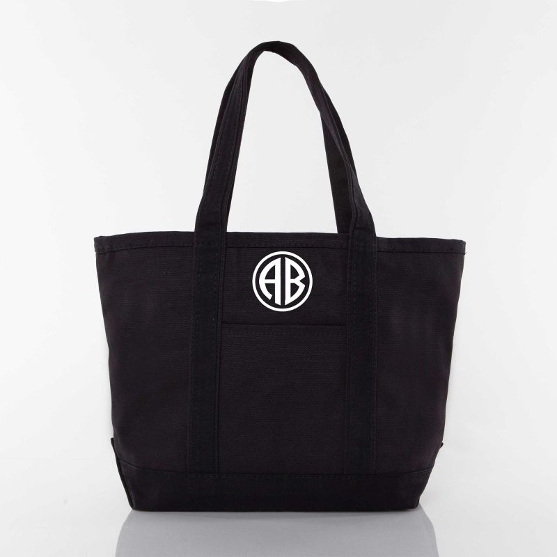 Medium Classic Canvas Tote - Monogrammed