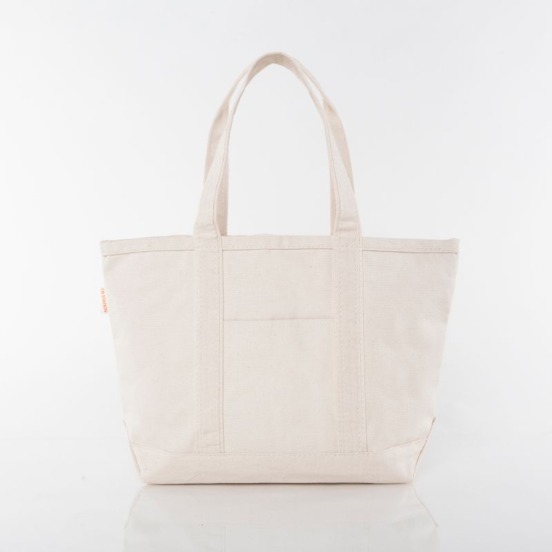 Medium Classic Canvas Tote - Monogrammed