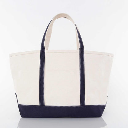 Large Classic Canvas Tote - Monogrammed