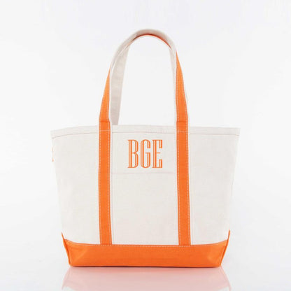 Medium Classic Canvas Tote - Monogrammed