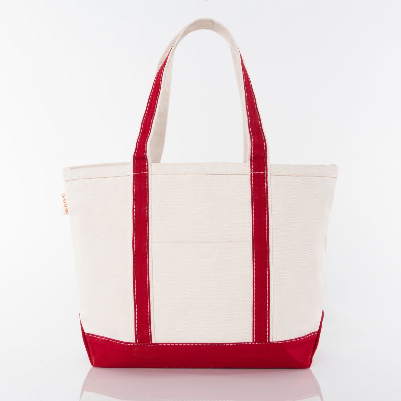 Medium Classic Canvas Tote - Monogrammed