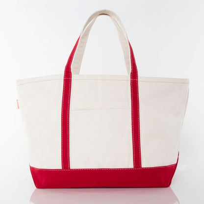 Large Classic Canvas Tote - Monogrammed