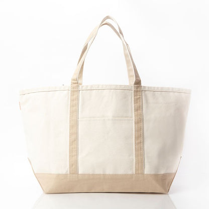 Large Classic Canvas Tote - Monogrammed