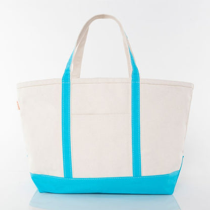 Large Classic Canvas Tote - Monogrammed