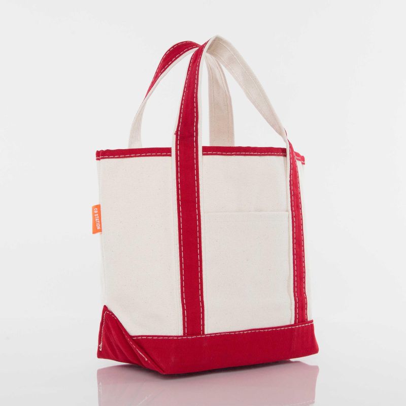 Open Canvas Tote Small - Monogrammed